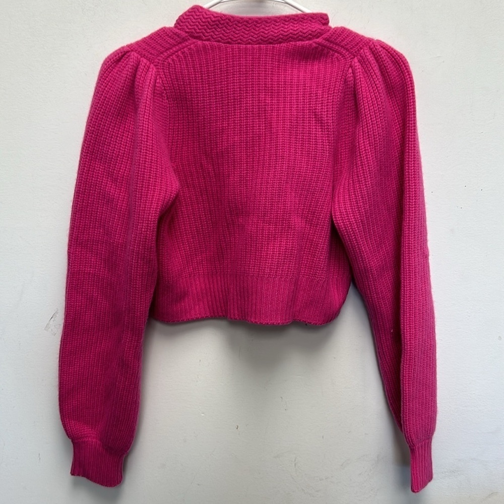 LoveShackFancy Avignon cashmere bow cardigan - Picture 6 of 8